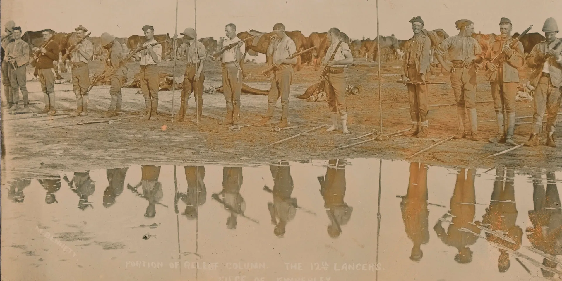 Members of the 12th Royal Lancers, Relief of Kimberley, 1900