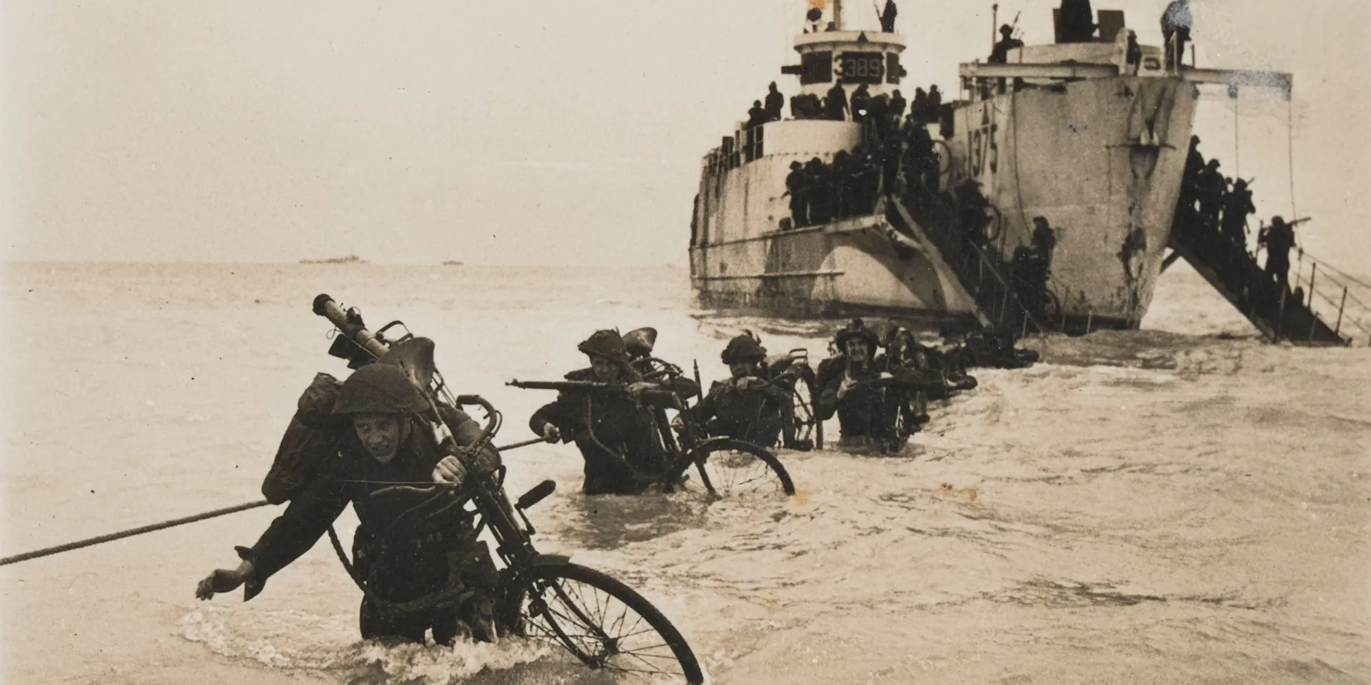 British troops practising for D-Day, 1944