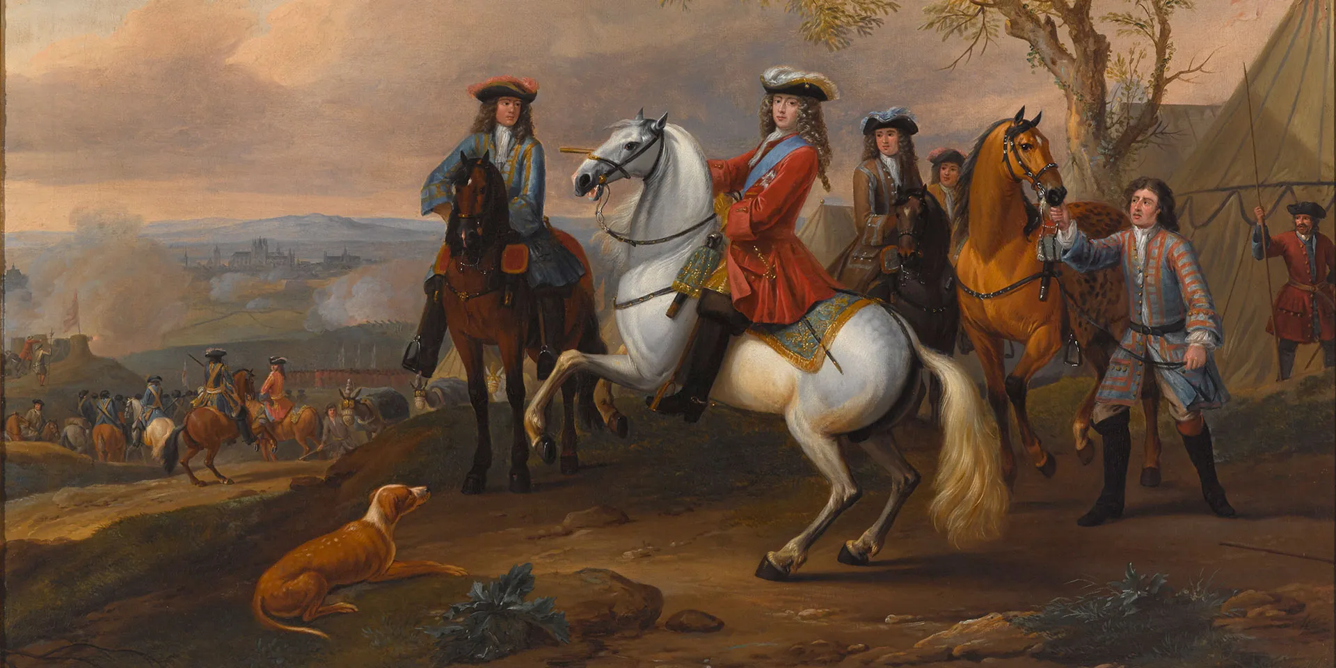 The Duke of Marlborough at the Siege of Tournai, 1709