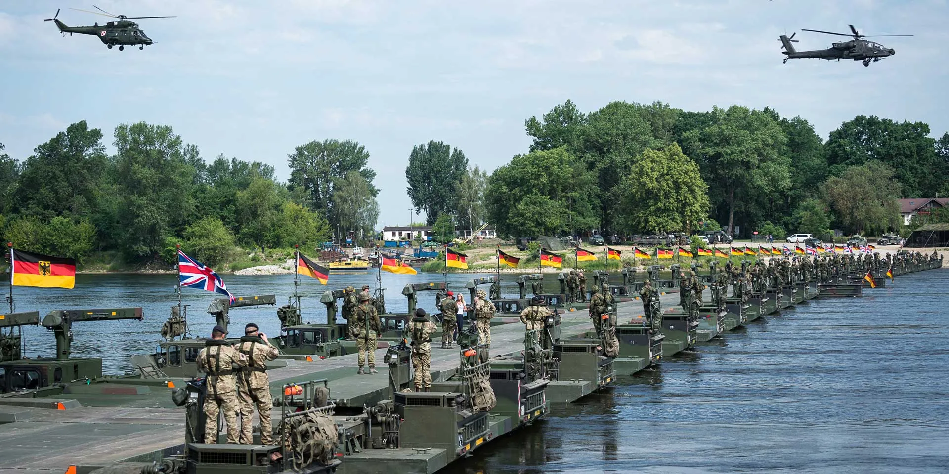 British, German and other NATO allies take part in Exercise Anakonda, 2016