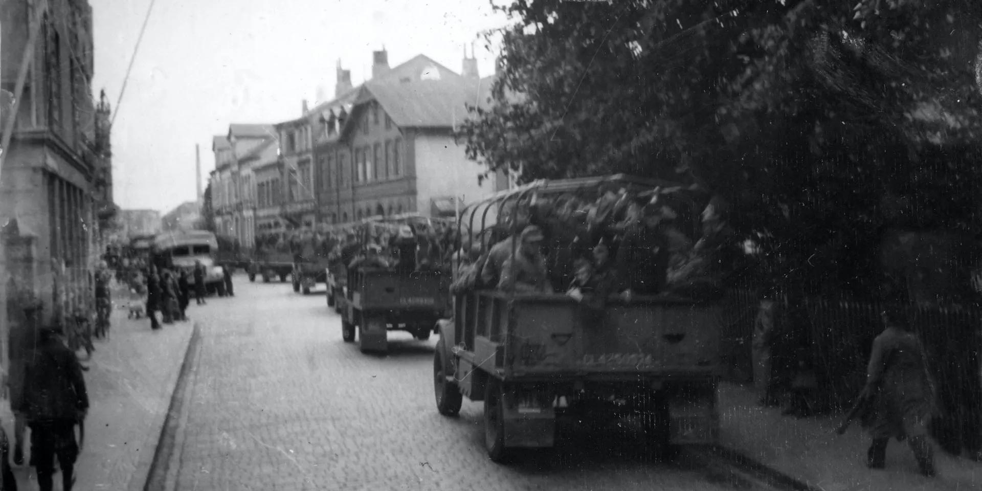 German prisoners of war released to assist with Operation Barleycorn, 1945
