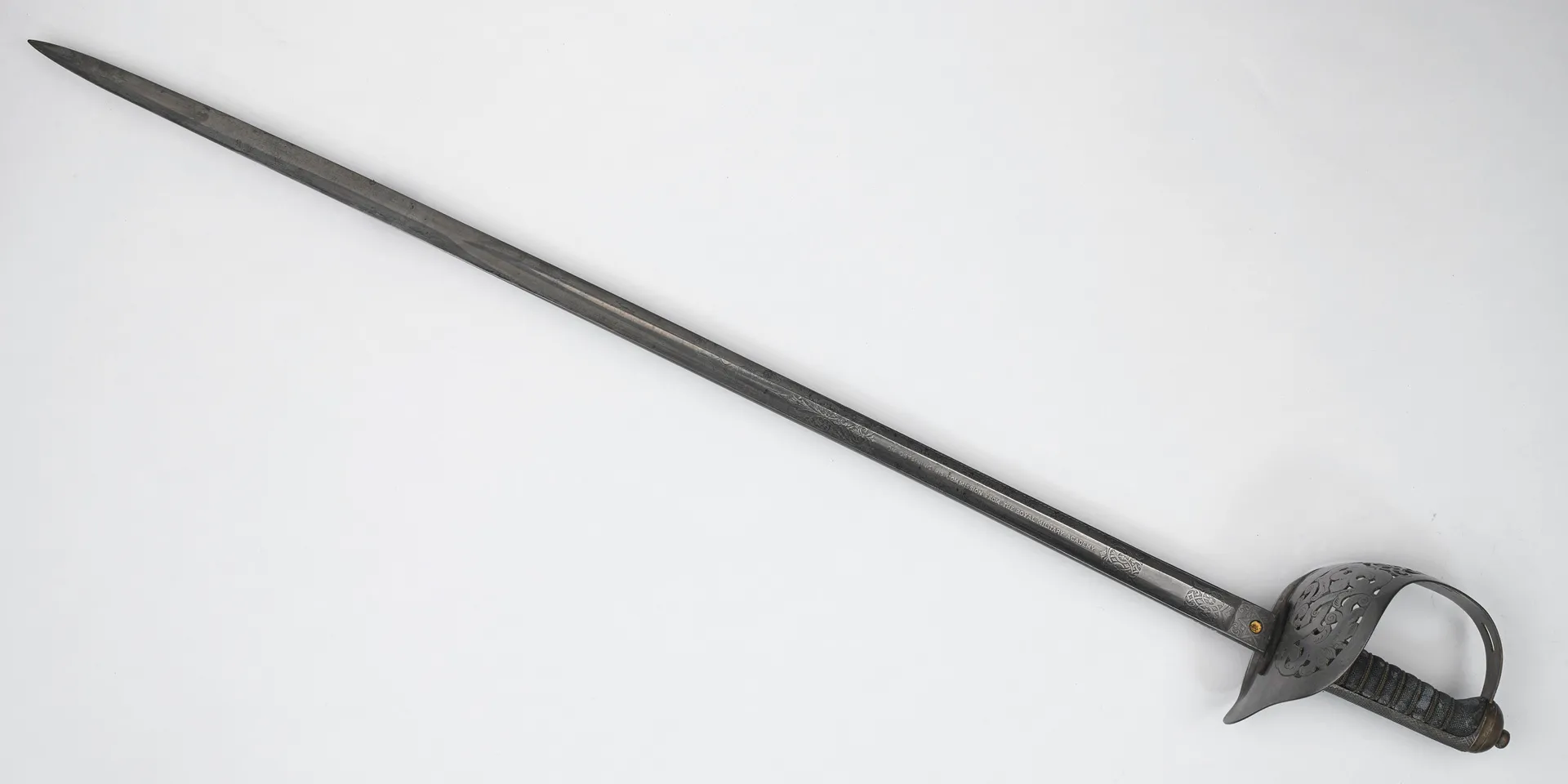 Sword of Honour presented to Gentleman Cadet James Edmonds on leaving the Royal Military Academy, Sandhurst, 1881