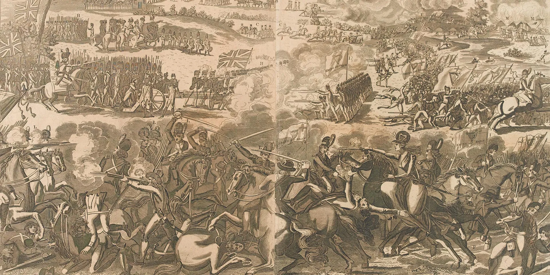 The Battle of Wexford in Ireland fought June 20th 1798