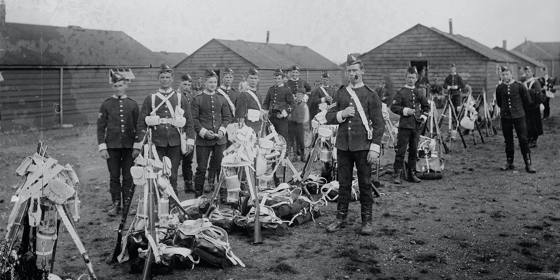 Stafford and Dorset Regiments, c1895