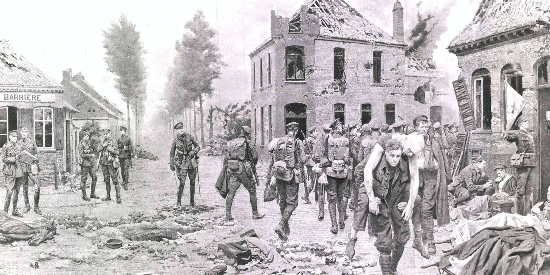 2nd Battalion The Green Howards (Alexandra, Princess of Wales’s Own Yorkshire Regiment) holding the Menin crossroad, October 1914