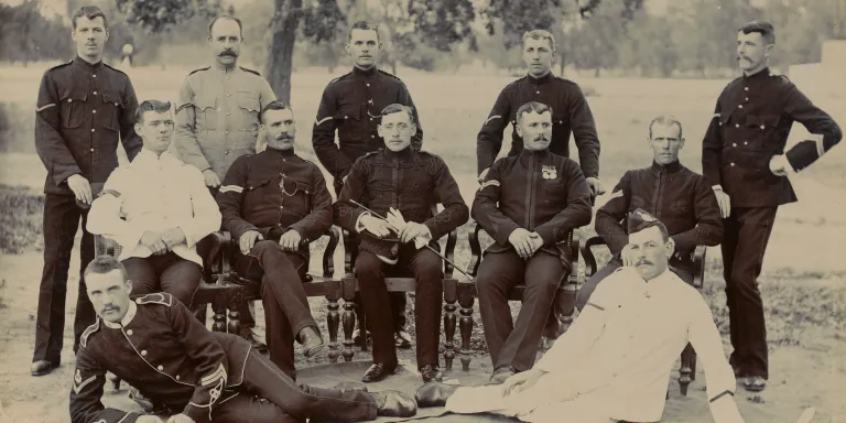 Corporals of C Company, The Bedfordshire Regiment, 1880s