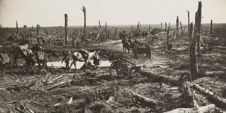 Ammunition convoy, 1916