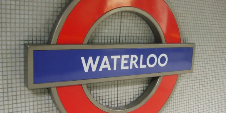 Waterloo underground station, London