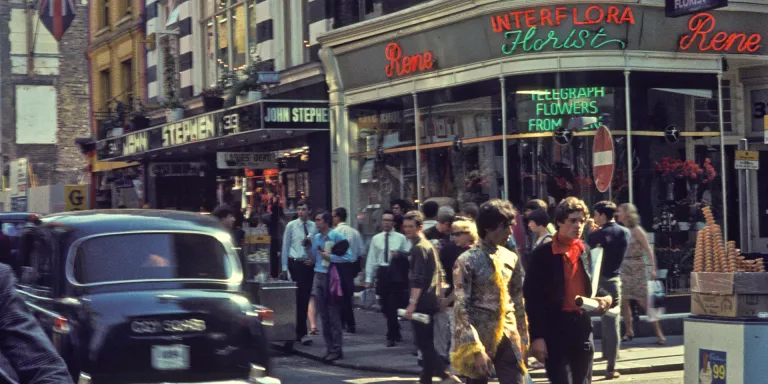 Carnaby Street in 1968