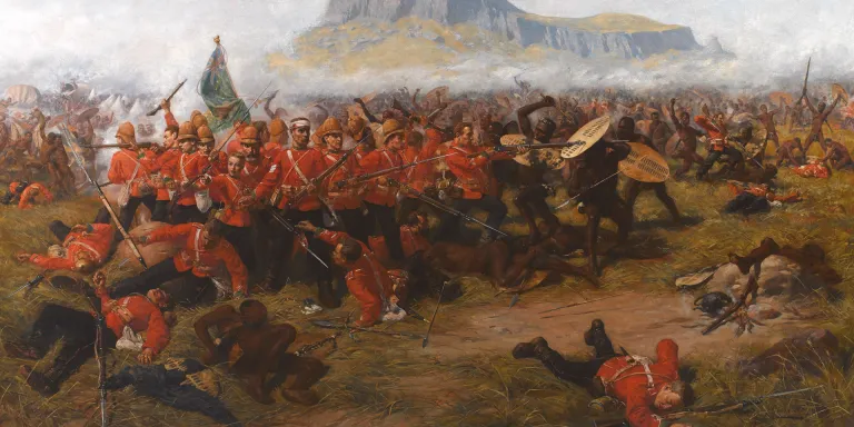 The Battle of Isandlawana by Charles Edwin Fripp, 1885