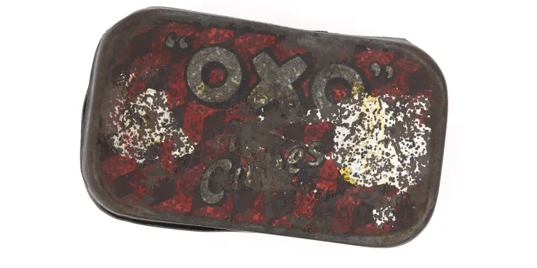 Stephen Palmer’s Oxo tin, 1915