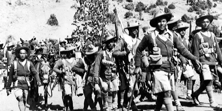 1st Battalion, 3rd Queen Alexandra's Own Gurkha Rifles, returning from road protection duties, Waziristan, 1936