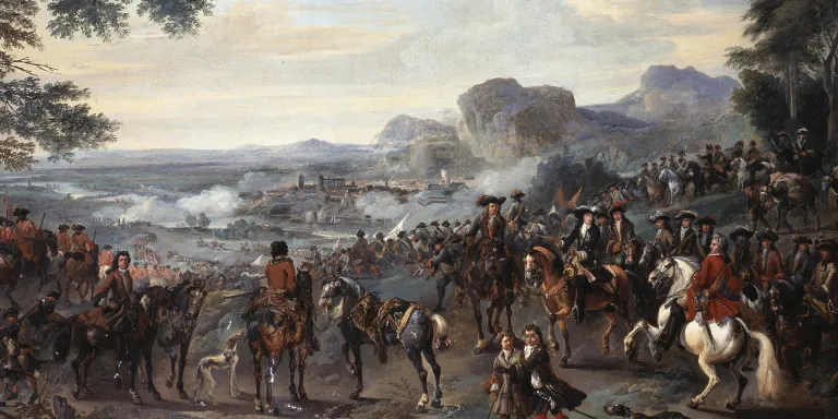 King William III and his army at the Siege of Namur, 1695