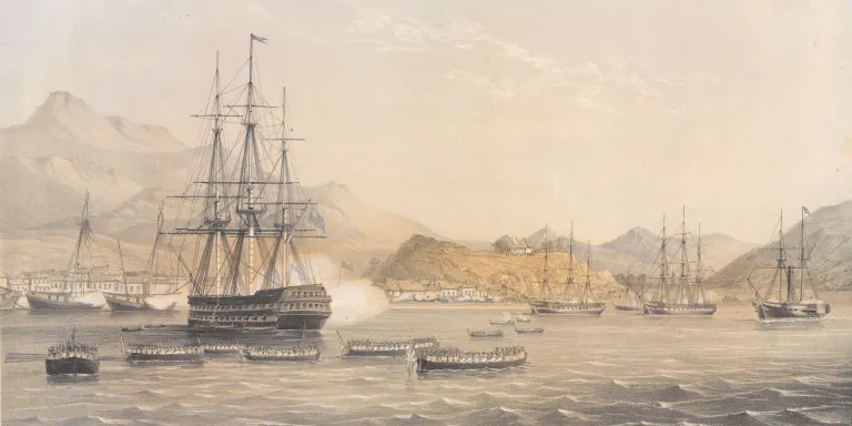 The taking of the island of Chusan, 1840