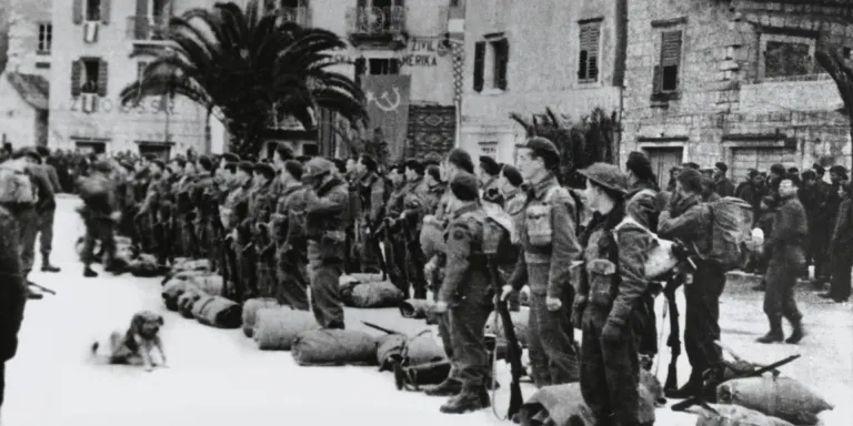 British Commandos at Komiza on the island of Vis, 1944