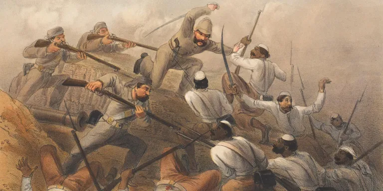 Repulse of a sortie on the Delhi Ridge, 1857