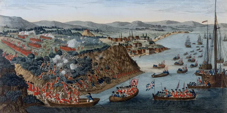 The taking of Quebec, 13 September 1759