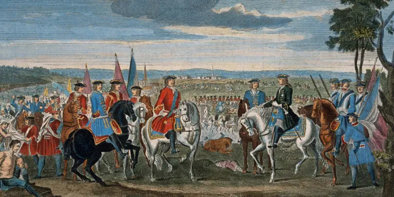 The capture of Marshal Tallard at Blenheim, 1704