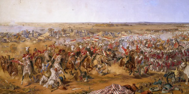 The 16th Lancers at the Battle of Aliwal, 28 January 1846