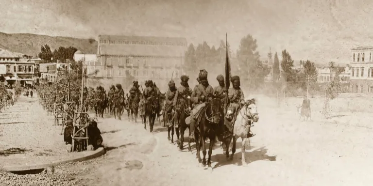 9th Hodson's Horse in General Chauvel's march through Damascus, 2 October 1918