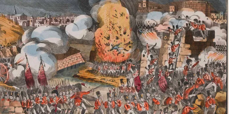 The storming of Ciudad Rodrigo, 1812