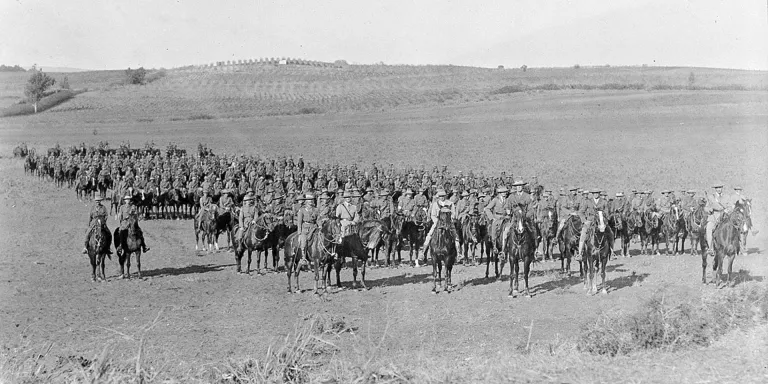 Australian Light Horse in Palestine, 1918