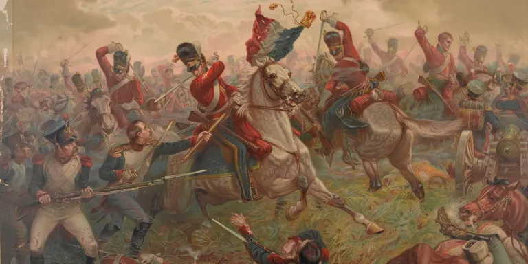 The Royal Scots Greys at Waterloo, 1815
