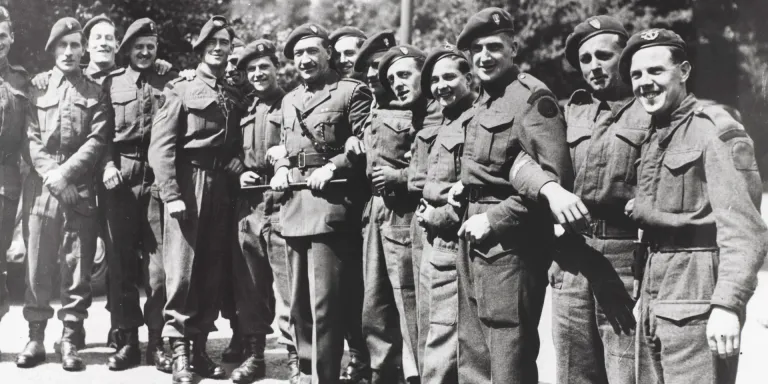 Members of the Special Boat Service at Hillhead, Hampshire, 1943