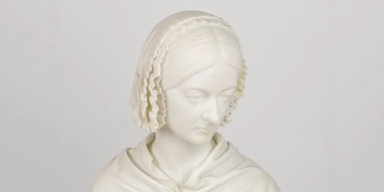 Bust presented to Florence Nightingale by men of the British Army in 1862 