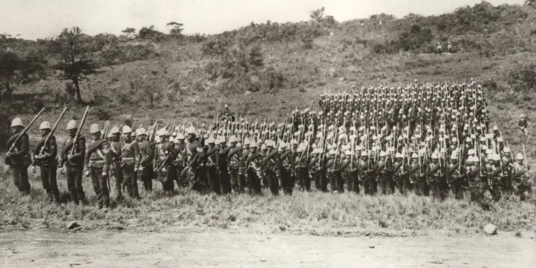91st Highlanders in Zululand 1879.