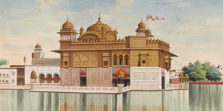 The Golden Temple at Amritsar, the most important place of worship for Sikhs