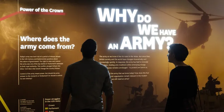 Display in Army gallery