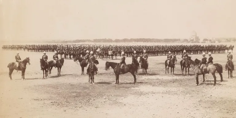 19th Royal Hussars (Queen Alexandra's Own) formed up, 1882