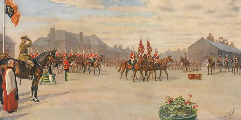 Final mounted parade of the 5th Royal Inniskilling Dragoon Guards, 1938 