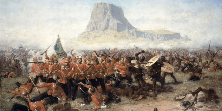 The Battle of Isandlawana by Charles Edwin Fripp, 1885