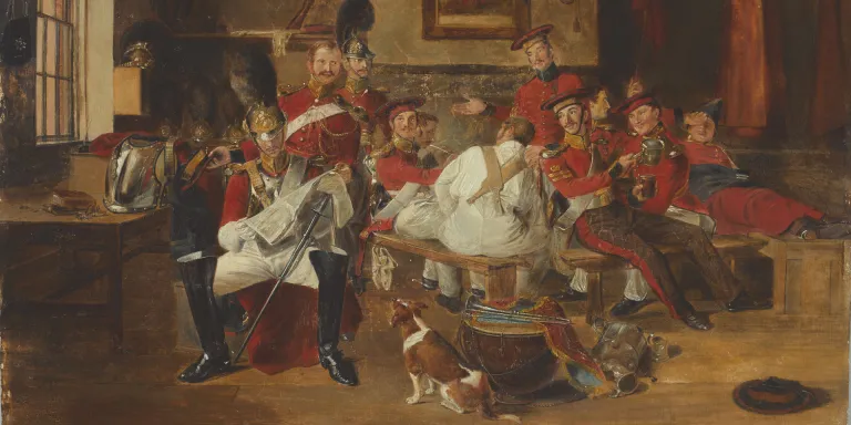 Guard Room, 2nd Life Guards, c1828 