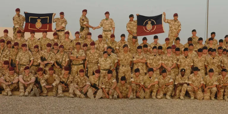 Members of The Blues and Royals (Royal Horse Guards and 1st Dragoons), Household Cavalry Regiment, Camp Bastion, Helmand Province, 2008