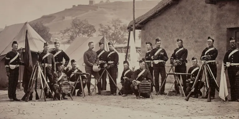 Signallers of the 72nd (Duke of Albany's Own Highlanders) Regiment in Afghanistan, 1879