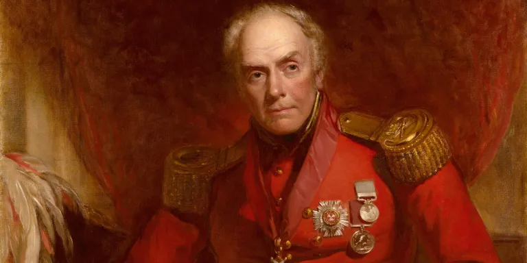 Major-General Sir Hopetoun Stratford Scott, Colonel of the 2nd Madras European Regiment, c1840