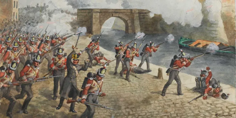 The 27th (Inniskilling) Regiment of Foot at Toulouse, April 1814