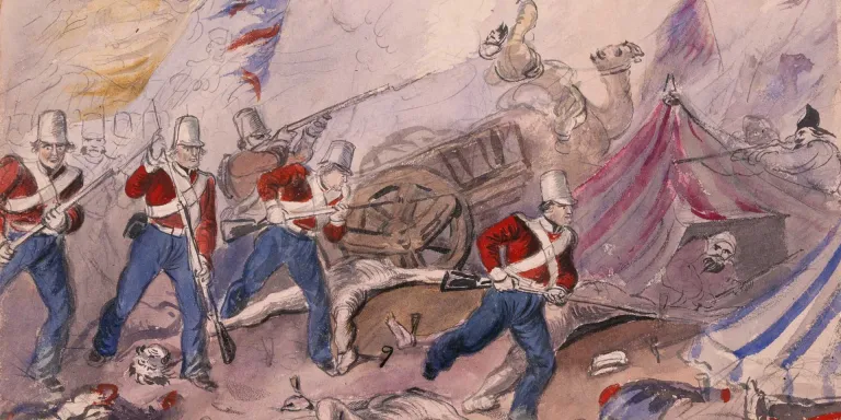 The Battle of Ferozeshah, 1845