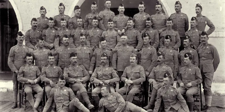 Sergeants of The Somerset Light Infantry, c1896