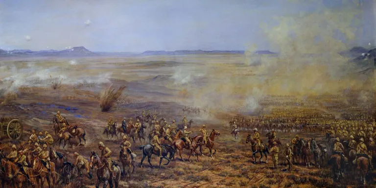 The advance of Lieutenant-General John French's Cavalry Brigade to relieve Kimberley, 13 February 1900