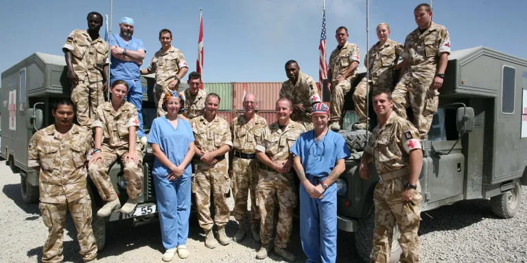 Medical staff at Camp Bastion, c2008