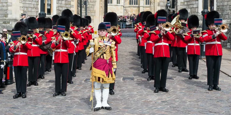 The Band of the Coldstream Guards at Windsor Castle, 2016