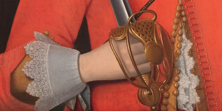 Detail from a 17th-century portrait