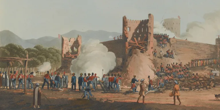 The storming of Shinas, 3 January 1810