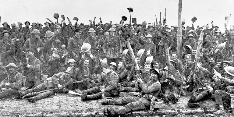 1st Battalion The Northumberland Fusiliers after the Battle of St Eloi, 1916