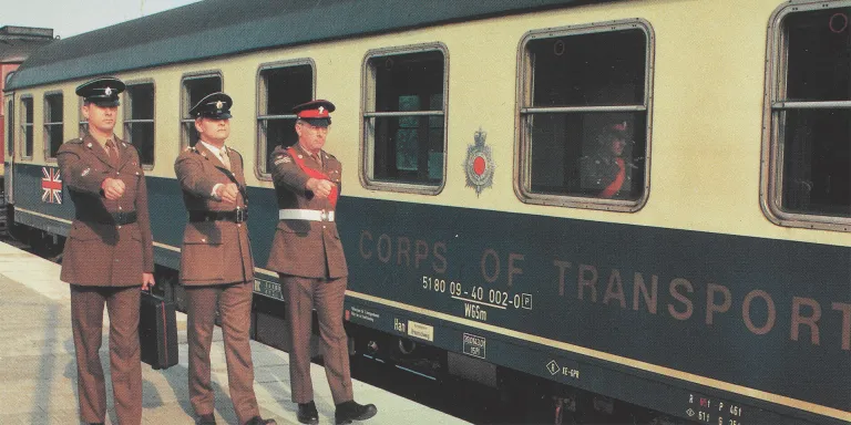 Royal Corps of Transport personnel of the British Military Train, c1980s