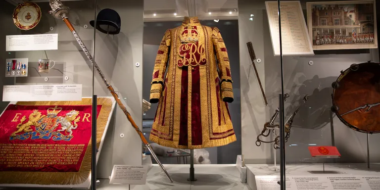 Ceremonial display in the Army at Home gallery